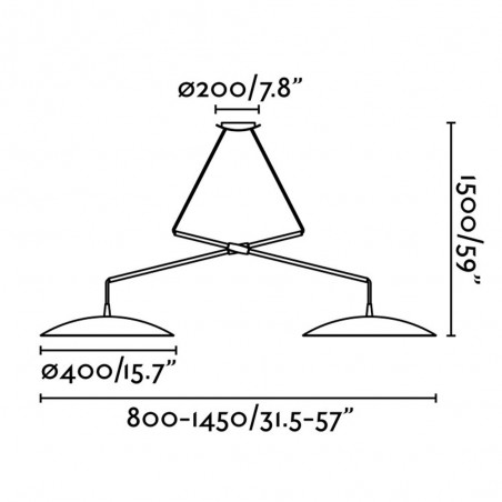 LED Pendant lamp Slim (30W)