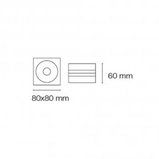 LED Downlight surface (7W)