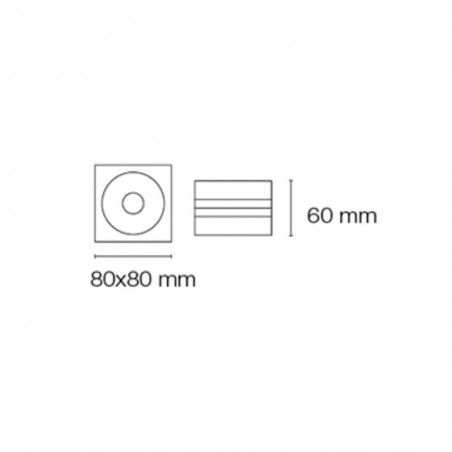 LED Downlight surface (7W)