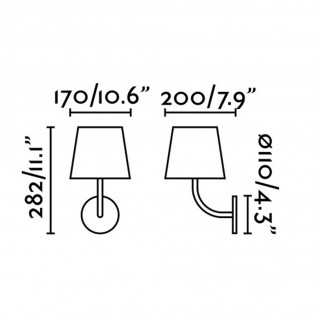 Aplique exterior LED Toc (7W)