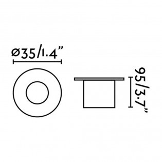 Empotrable exterior LED Grund (2W)