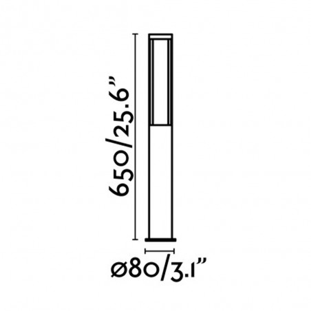LED Bollard Light Outdoor Logar (12W)