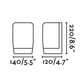 Aplique exterior LED Pol (8W)