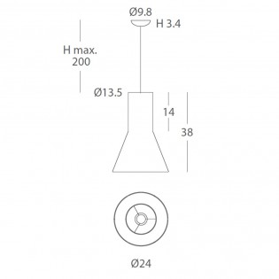 Lámpara de techo Kora