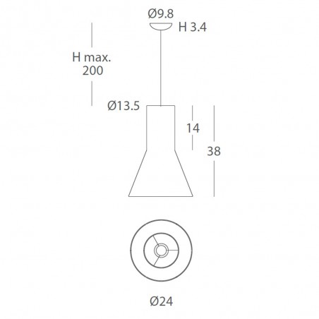 Lámpara de techo Kora