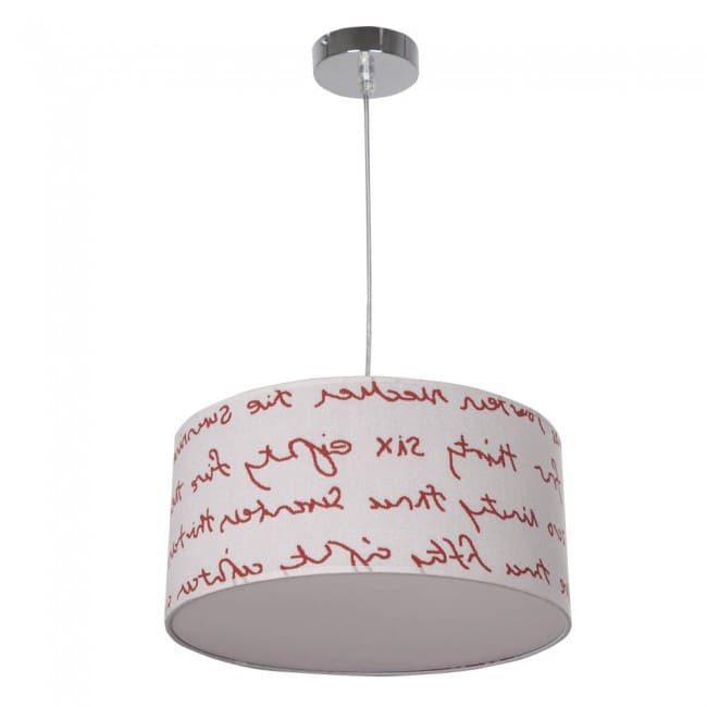 Ceiling lamp Letters