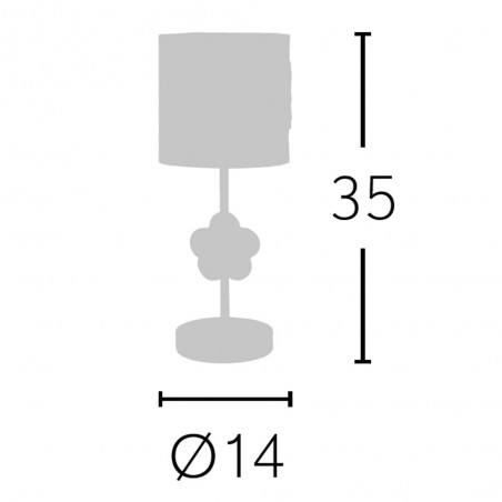 Table lamp Flower
