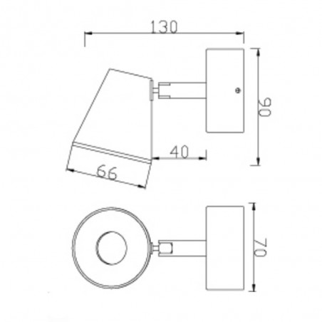 LED Wall light Ice (5W)