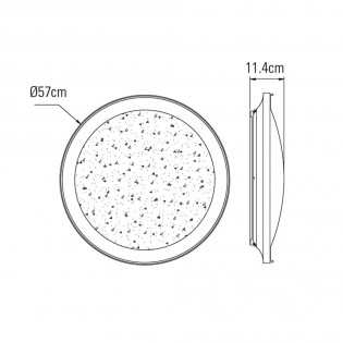 Plafón LED Gloss I (40W)