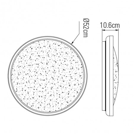 Flush light LED Gloss II (40W)