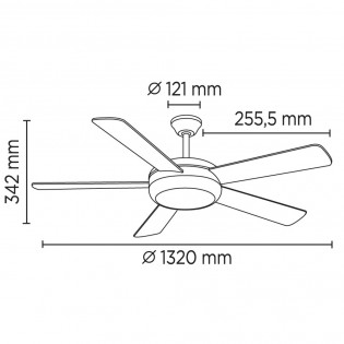 Ventilador Conte Blanco