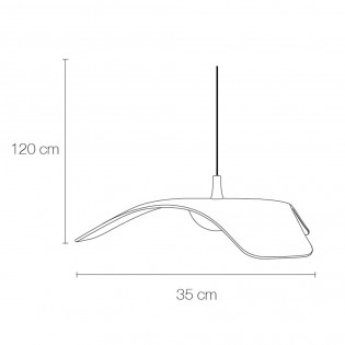 Lámpara colgante Wing