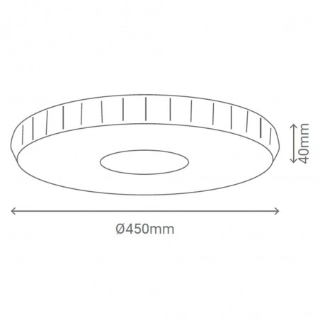 Flush light LED Stern (30W)