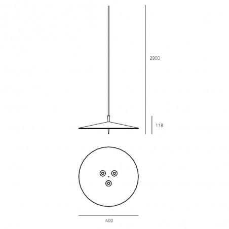 Colg.Gran.Led 3X7W.Blanc.SFlo Pla