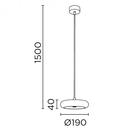 Lámpara de techo LED Boina (7.8W)