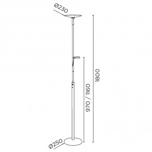 Lámpara de pie LED Lux (38W)