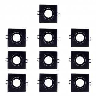 Pack 10 CLASSIC cuadrado negro