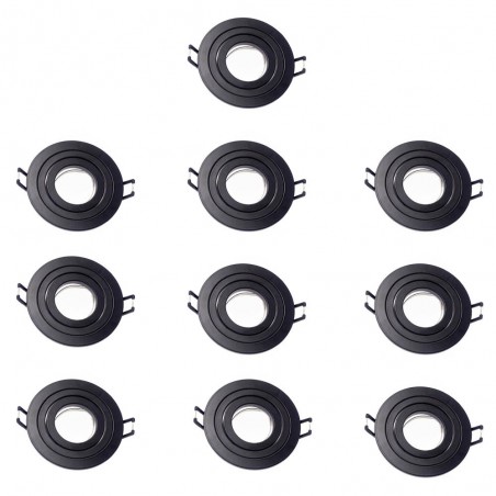 Pack 10 CLASSIC redondo negro