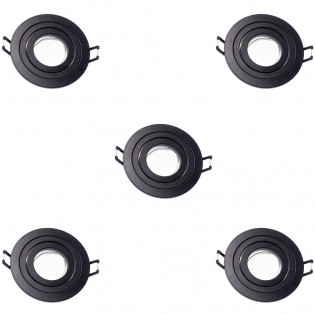 Pack 5 CLASSIC redondo negro