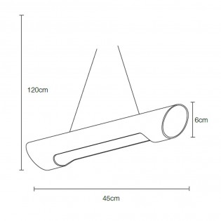 Pendant Light LED Long (7W)