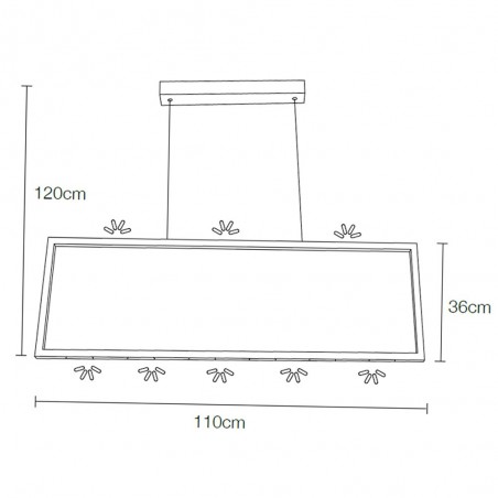 Pendant Light LED Saphir (34W)
