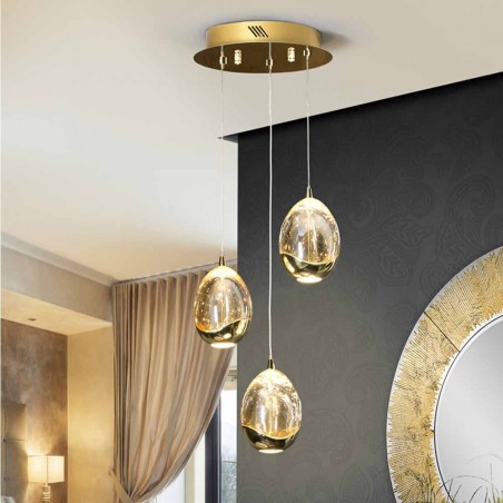 3 - Light Cluster LED Pendant Rocío (15W)