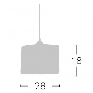 Colgante Alqueria 1lxe27 Beis (20x30x21)