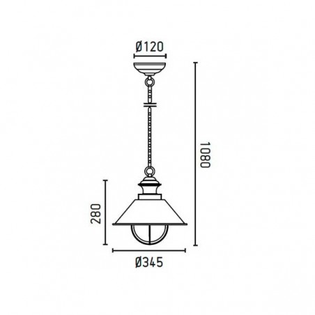 Lamp outdoor NAUTICA 1L big