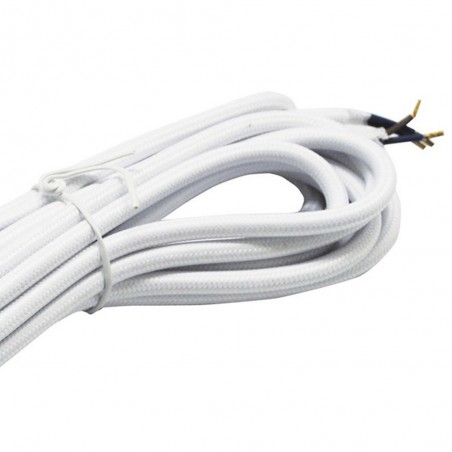 Cable textil white