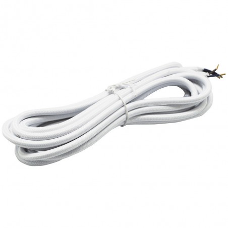 Cable textil white