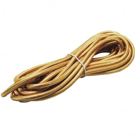 Cable textil gold-plated