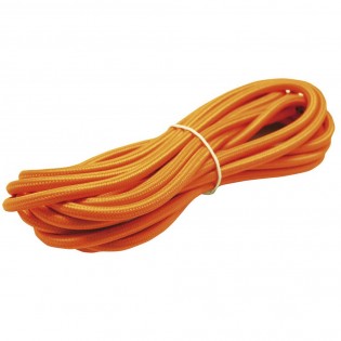 Orangefarbenes Textilkabel