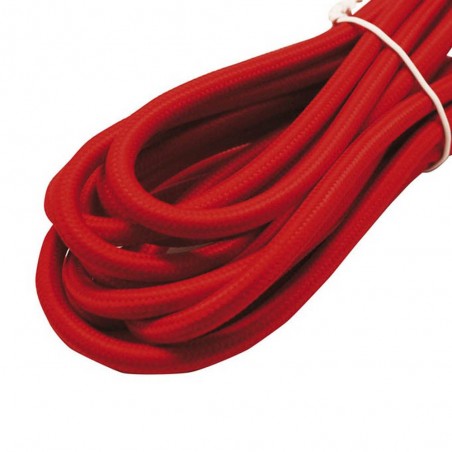 Rotes Textilkabel