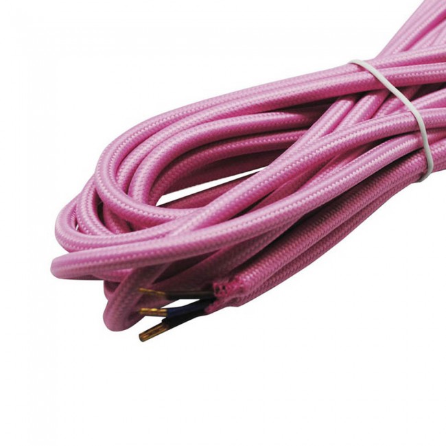 Cable textil pink