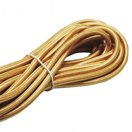 Cable roll textil gold-plated