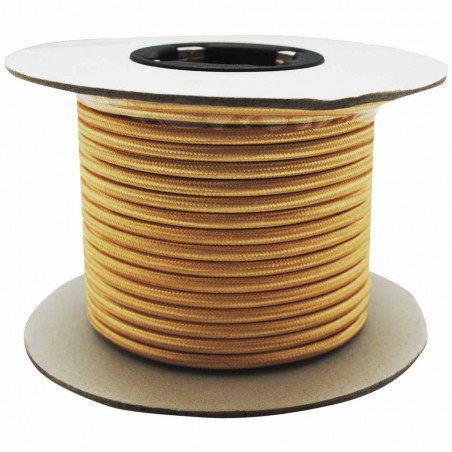 Cable roll textil gold-plated
