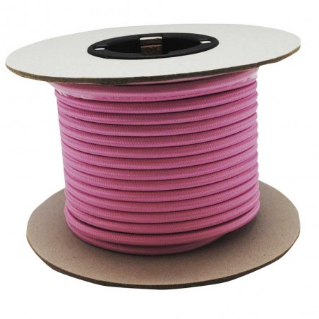 Cable roll textil pink