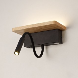 Aplique de pared LED USB