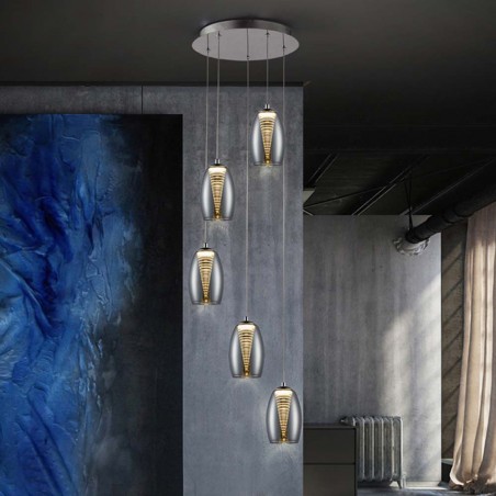 Pendant Light LED Nebula (5 lights)