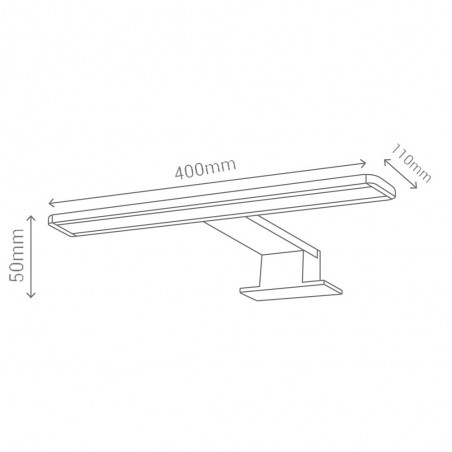 Bathroom LED Wall Light Curves by Sulion