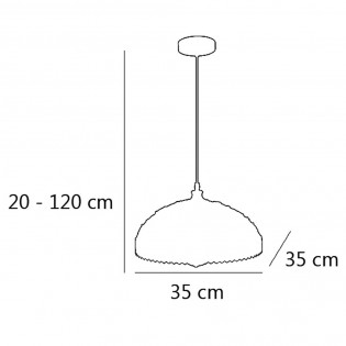 Pendant lamp Agadir