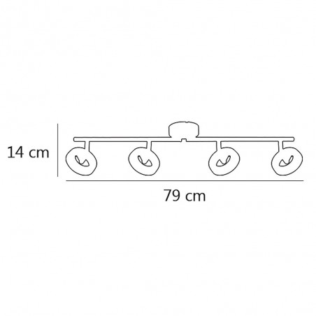 Regleta LED Natal (3 luces)