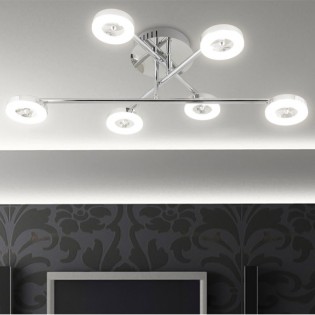 Plafón LED Natal (6 luces)