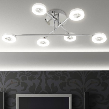 Plafón LED Natal (6 luces)