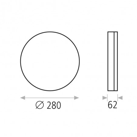 Plafón LED Madison (24W)