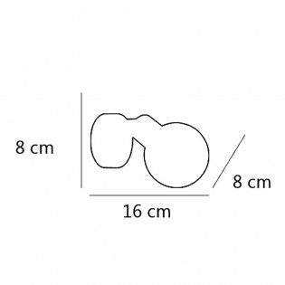 Aplique de pared Opal
