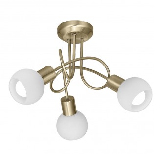 Flush Light Opal (3 lights)