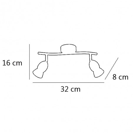 Track light Bala (2 lights)