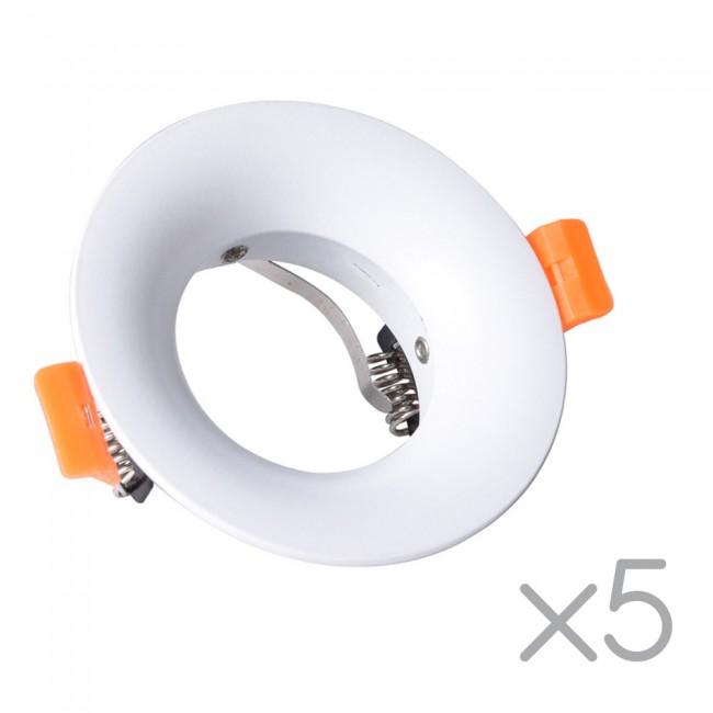Pack 2x Downlights led redondo blanco 4000ºK Pack 2x Downlights led redondo blanco 4000ºK