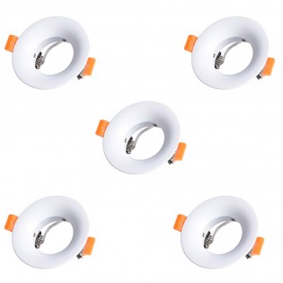 Pack 2x Downlights led redondo blanco 4000ºK